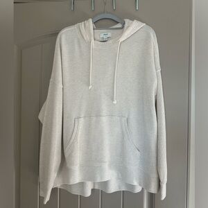 Aerie Cream Hooded Sweater